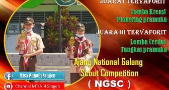 Pramuka MTsN 4 Sragen  Boyong Dua Juara Nasional