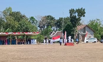 Terik Matahari Tak Halangi Khitmadnya Upacara HUT Kemerdekaan RI ke 74