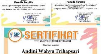 Tiga Siswa MIN 4 Sragen Terpilih Menjadi Penulis Puisi Tingkat Nasional