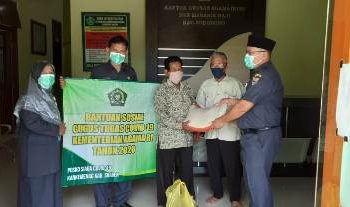 Tim Posko Siaga Covid-19 Kankemenag Sragen Salurkan 51 Paket Bantuan