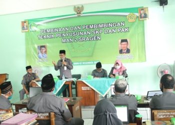 Kabid Penmad Tekankan Pentingnya SKP dan PAK kepada Guru MAN 2 Sragen