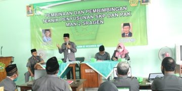 Kabid Penmad Tekankan Pentingnya SKP dan PAK kepada Guru MAN 2 Sragen