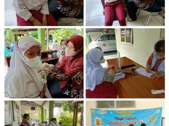 Siswa MIN 1 Sragen Ikut Vaksinasi Covid 19