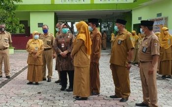 Bupati Sragen Respon Positif Simulasi Pembelajaran Tatap Muka MTsN 5 Sragen