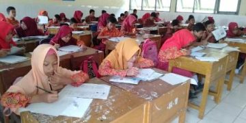 MTsN 4 Sragen Gelar Tryout USBN, Peserta Membludak Sampai Lebih dari 1000 Peserta
