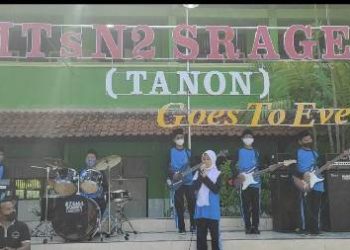 Usai PTS dan ANBK, MTsN 2 Sragen Launching Panggung Selfie