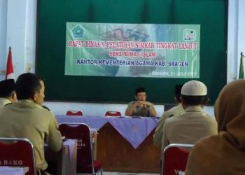KUA di Sragen Hendaknya Menyiapkan Diri Untuk Pelayanan Satu Atap