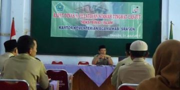 KUA di Sragen Hendaknya Menyiapkan Diri Untuk Pelayanan Satu Atap