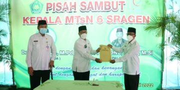 MTsN 6 Sragen Gelar Pisah Sambut Kepala Madrasah