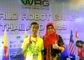 Siswa MTsN 8 Sragen Raih Medali Diajang World Robot Games di Thailand