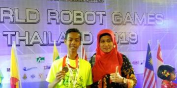 Siswa MTsN 8 Sragen Raih Medali Diajang World Robot Games di Thailand