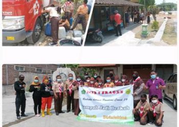 MIN 9 Sragen Droping Air Bersih di Tangen