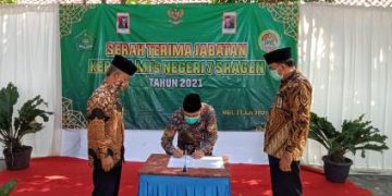 Purna Tugas, Kepala MTsN 7 Sragen Serah Terima Jabatan