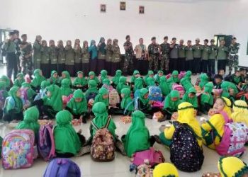 Kuatkan Pendidikan Karakter Siswa, Min 1 Sragen Adakan Outing Class Ke Yonif Raider 408/Suhbrastha Sragen