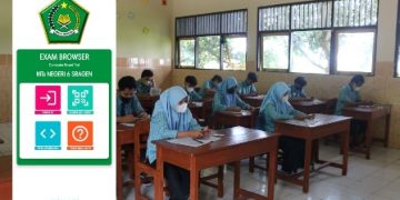 MTsN 6  Sragen Sukses Gelar Ujian Madrasah Online Berbasis Android