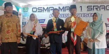 Siswa MTsN 4 Sragen Kembali Torehkan Prestasi, Sabet 3 Piala pada Milad MAN 1 Sragen