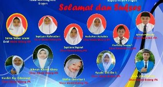 Hebaat…!!! Dalam Sehari Siswa MTsN 4 Sragen Sabet 24 Medali