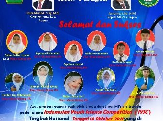 Hebaat…!!! Dalam Sehari Siswa MTsN 4 Sragen Sabet 24 Medali