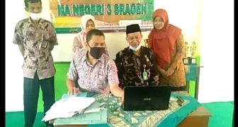 Karena Pandemi Covid, PKKM MAN 3 Sragen Dilaksanakan Dengan Virtual