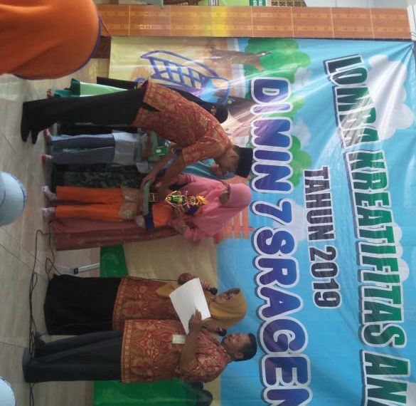 MIN 7 Sragen Gelar Lomba Kreatifitas Anak
