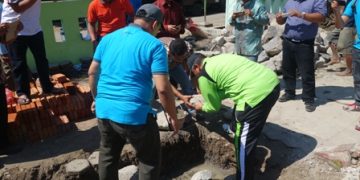 Kakankemenag Sragen Melakukan Peletakan Batu Pertama Pembangunan KUA