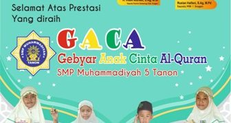MIN 1 Sragen Borong 5 Piala dalam Festival GACA