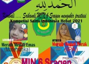 Pandemi Tak Surutkan Prestasi MIN 6 Sragen