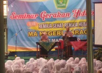 Antisipasi Penularan Covid-19, MAN 1 Sragen gelar Seminar Kesehatan