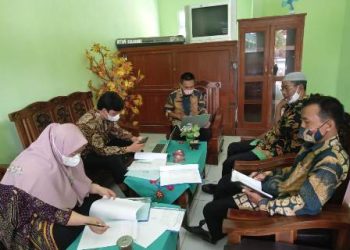 MTsN 8 Sragen Terima Kunjungan Tim Itjen Kemenag RI Terkait Pendampingan Pengelolan Keuangan Tahun Anggaran 2021
