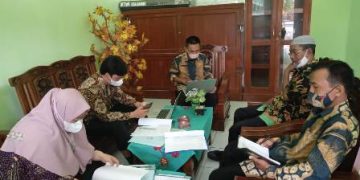 MTsN 8 Sragen Terima Kunjungan Tim Itjen Kemenag RI Terkait Pendampingan Pengelolan Keuangan Tahun Anggaran 2021