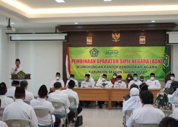Dr. Nursalim Ingatkan Nilai-Nilai Idulfitri Bagi ASN Kankemenag Sragen