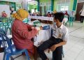 Ikhitiar Sehat, Seluruh Siswa MTsN 3 Sragen Jalani Vaksinisasi