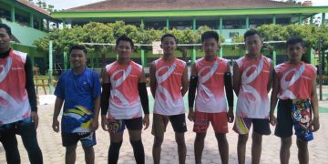 Tim Bola Voli MTsN 6 Sragen Juarai POPDA Kabupaten Sragen