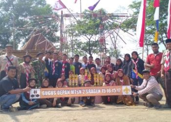 MTsN 2 Sragen Juara Umum Lomba HUT Pramuka Kecamatan Sragen