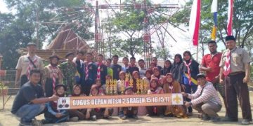 MTsN 2 Sragen Juara Umum Lomba HUT Pramuka Kecamatan Sragen