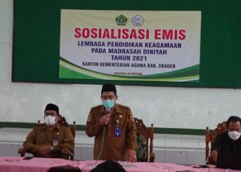 Seksi Pontren Mengadakan Sosialisasi Emis Untuk Madrasah Diniyah