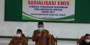 Seksi Pontren Mengadakan Sosialisasi Emis Untuk Madrasah Diniyah