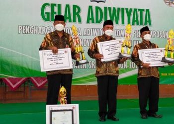 MTsN 4 Sragen Satu-Satunya Madrasah yang Raih Juara Adiwiyata Dua Kategori Sekaligus