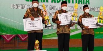 MTsN 4 Sragen Satu-Satunya Madrasah yang Raih Juara Adiwiyata Dua Kategori Sekaligus