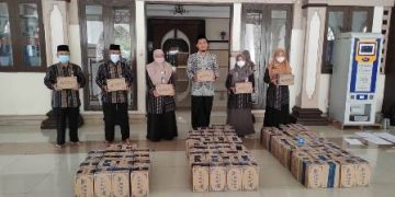 DMI Sampaikan Bantuan Desinfektan Melalui Pokjaluh Sragen