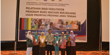 2 Guru Mi Jadi Fasilitator Program Buku Bacaan Berjenjang Kab. Sragen Mengikuti Tot Tingkat Jawa Tengah