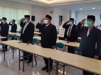 Laksanakan Upacara Secara Virtual Tak Halangi Khidmatnya Upacara HUT RI Ke 76