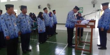 Kankemenag Sragen Lantik Pejabat Eselon IV