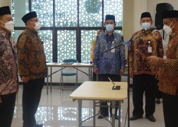 Isi Kekosongan Pejabat Eselon IV, Wiyono Dilantik Menjadi Kasi PD Pontren