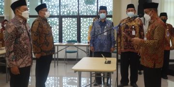 Isi Kekosongan Pejabat Eselon IV, Wiyono Dilantik Menjadi Kasi PD Pontren