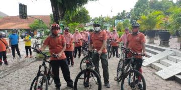 Meriahkan Hari Amal Bakti Kemenag ke 75, Plupuh Selenggarakan Gowes Bersama