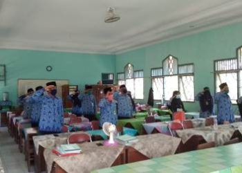 MTsN 3 Sragen Laksanakan Upacara Hari Kesaktian Pancasila Secara Virtual