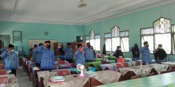 MTsN 3 Sragen Laksanakan Upacara Hari Kesaktian Pancasila Secara Virtual