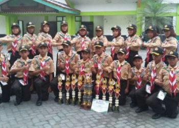 Pramuka MTsN 3 Sragen Berjaya di IAIN Surakarta