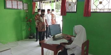 Kakanwil Kemenang Jateng Monitoring KSM di  MTs N 2 Sragen